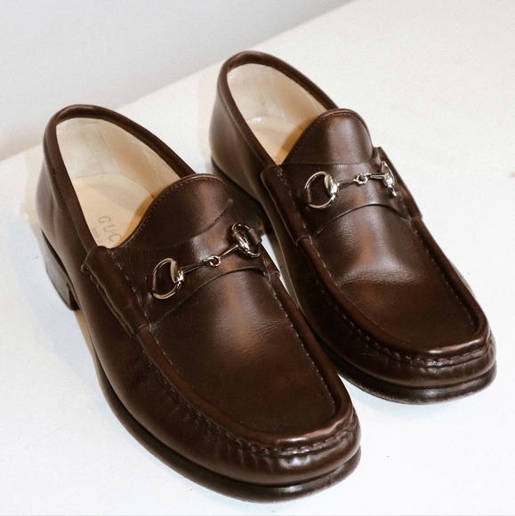 ☆SOLD☆ Gucci Horsebit Leather Loafers - Picture 1 of 4